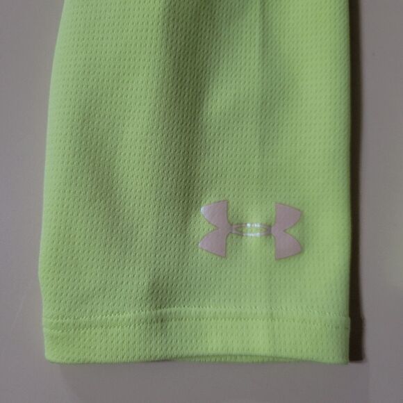 Under Armour AllSeasonGear® Women's Yellow 1/2 Zip Long Sleeve Pullover - Picture 9 of 15